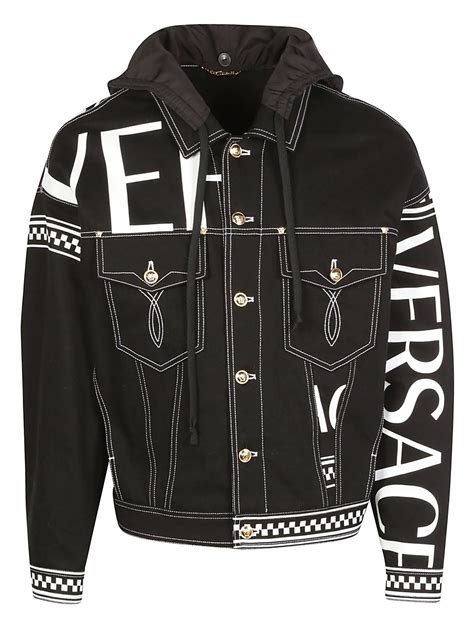 versus versace jacket ggdv print denim jacket 1994|versace fashion show.